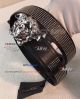 Perfect Replica Versace Stainless Steel Buckle And Diamonds Black Leather Belt (6)_th.jpg
